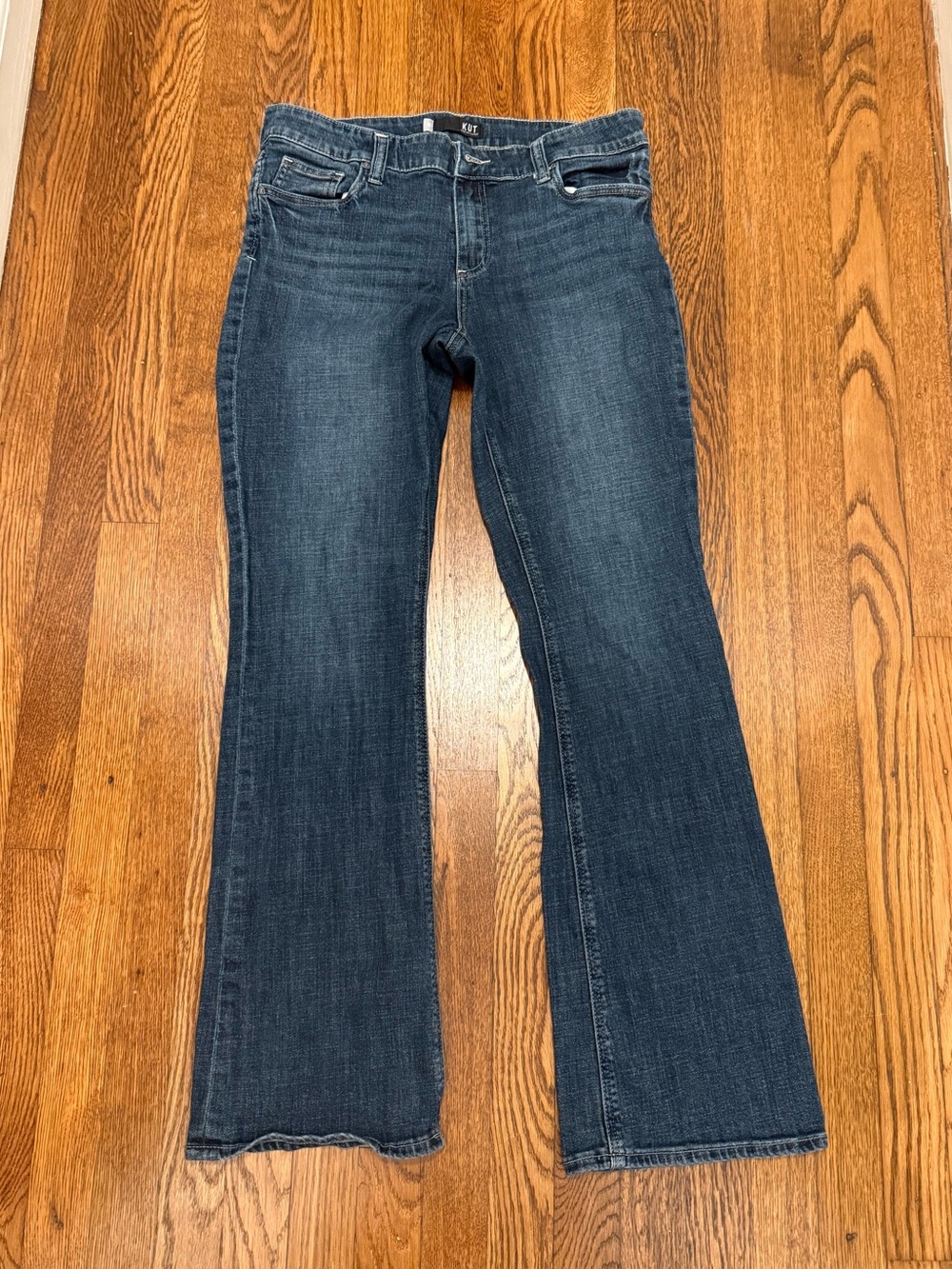 Kut From The Kloth Dark Blue Women's Bootcut Midrise Jeans size 12